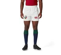 British & Irish Lions Men's Canterbury 2025 Replica Match Rugby Shorts, Egret, 38