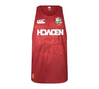 Canterbury Mens British and Irish Lions 2024 Training Vest Red Dahlia M