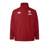 British & Irish Lions Men's Canterbury 2025 Waterproof Jacket, Red Dahlia, 4XL