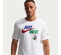 British & Irish Lions Men's Just Do It T-Shirt - White - Cotton L