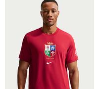 British & Irish Lions Men's Nike Evergreen T-Shirt - Red - Cotton M