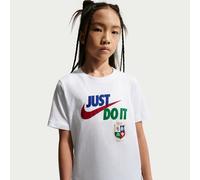 British & Irish Lions Older Kids' Just Do It T-Shirt - White - Cotton M