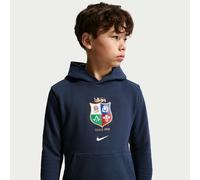 British & Irish Lions Older Kids' Nike Club Pullover Hoodie - Blue - Cotton/Polyester XL