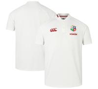 Canterbury Men's Official British & Irish Lions Polo Shirt | Breathable | Moisture Wicking, Egret, XS