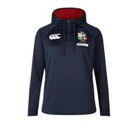 British & Irish Lions Women's Canterbury 2025 1/4 Zip Hoody, Dark Sapphire, 14
