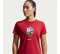 British & Irish Lions Women's Nike Evergreen T-Shirt - Red - Cotton