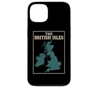 British Isles Sea Ireland Scotland Wales England Map Coins Case for iPhone 13