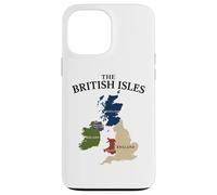British Isles Sea Ireland Scotland Wales England Map Coins Case for iPhone 13 Pro Max