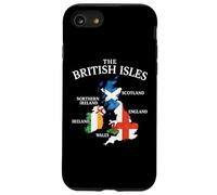 British Isles Sea Ireland Scotland Wales England Map Coins Case for iPhone SE (2020) / 7 / 8