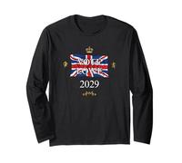 British Isles UK Patriots Vote Lowe 2029 Restore Britain GB Long Sleeve T-Shirt