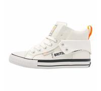 British Knights B46-3707-04 Women’s Sneaker, White/Neon Orange, 6.5 UK