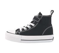 British Knights Girls' Kaya Mid Trainers, Black, 13 UK Child