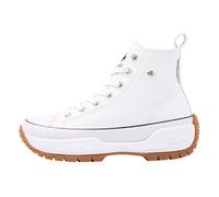 British Knights Kaya MID Fly Women's High-Top Shoe Trainers, White, 4 UK