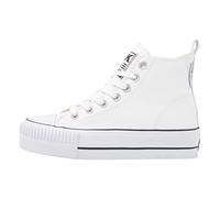 British Knights Kaya MID Women's High-Top Shoe Trainers, White, 5 UK