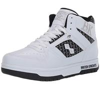 British Knights Men's Kings Sl Sneakers, White/Black/Silver, 7 UK