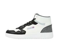 British Knights Men's Noors Mid Trainers, White, Black, Light Grey, 7 UK
