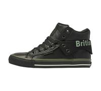 British Knights Men's Roco high Trainers, Black Black Khaki White Black 08, 10 UK