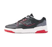 British Knights Men's Vendon Sneaker, Black, red, Light Grey, 10 UK