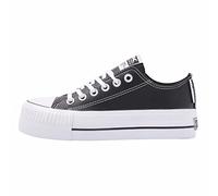British Knights Women's Kaya Low Sneaker, Black, 6 UK
