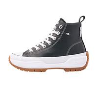 British Knights Women's Kaya Mid Fly Sneaker, Black, 4 UK