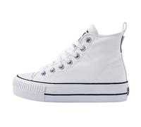 British Knights Women's Kaya Mid Sneaker, White, 6 UK