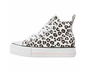 British Knights Women's Kaya Mid Trainers, Leopard, 37 EU