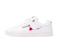 British Knights Women's Mist Sneaker, White Heart, 7.5 UK