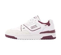 British Knights Women's Vendon Sneaker, White, Wine red, Cream White, 4 UK