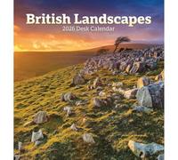 British Landscapes Easel Desk Calendar 2026, Desk Calendars, Gift