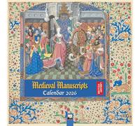 British Library: Medieval Manuscripts Wall Calendar 2026 (Art Calendar)