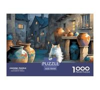British Longhair Cat 1000 Pieces Puzzle for Adults And Children Animal Cat with Extra Fun Challenges Colourful Creativity Gift Giving 70x50cm/1000pcs