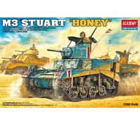 British M3 Stuart Honey 2 Tank 1:35 Plastic Model Kit ACADEMY