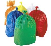 British made Coloured Strong Colour Coded Refuse Sacks Bags Bin Liners Rubbish Bags by Sterling Bargains (Clear x 20)