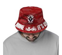 BRITISH MADE GIFTS England It's Coming Home - Red - Bucket Hat - Unisex - Available in 4 sizes (Small)