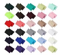 British Made Neotrims Elastic Wrist Cuffs - 2x2 Ribbing, Seamless Cuffing, Trim Sleeve Cuffs for Bomber Jackets. Black