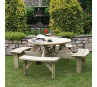 British Made Round Supported Picnic Table FSC® Certified