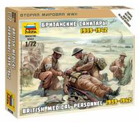 British Medical Personnel 1939-1942 Plastic Kit 1:72 Model ZVEZDA