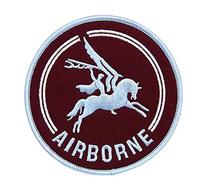 British Military Parachute Regiment Airborne Patch | Embroidered Army para Wings Badge | Tactical Sew On Patch for Uniform, Jacket & Backpack | Collectors Military Insignia