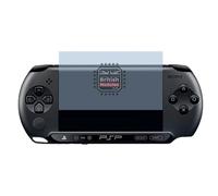 British Modules Clear Coat Screen Protector Compatible with Sony PlayStation PSP E-1000 Self Healing Self Adhering HydroGel Film Cover Soft Gel Shield [Bubble Free] [Scratch Resistant]