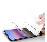 British Modules Shatterproof Hybrid Glass & Plastic Fusion Screen Protector Compatible with Apple iPhone 12 Self Healing Self Adhering Film Cover Hybrid Glass Shield [Bubble Free] [Scratch Resistant]