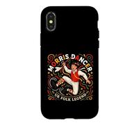 British Morris Dancer Folk Art UK Traditional Morris Dance Case for iPhone X/XS