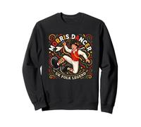 British Morris Dancer Folk Art UK Traditional Morris Dance Sweatshirt