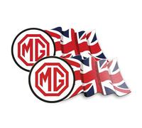 British Motor Heritage MG Badge Sticker Waving Union Jack Classic Car Vinyl Decal MG Official Licensed Product (100mm)