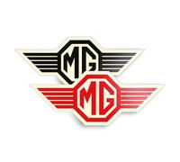 British Motor Heritage MG Badge Sticker Winged Badge Classic Car Vinyl Decal Official Licensed Product (100mm)