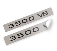 British Motor Heritage Rover SD1 3500 V8 Badge Sticker 2x Classic Car Vinyl Decal Official Licensed Product (75mm)