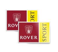 British Motor Heritage Rover Sport Sticker 2x 90s Classic Car Vinyl Decal Official Licensed Product (50mm)