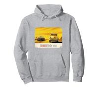 British Motor Morris Minor Pullover Hoodie, Adult Unisex, Heather Grey, Large