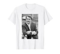 British Motor Racing Driver Nigel Mansell 1987 T-Shirt, Men, White, 6X-Large