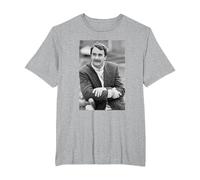 British Motor Racing Driver Nigel Mansell 1987 T-Shirt, Men's Big and Tall, Heather Grey, 6X Tall