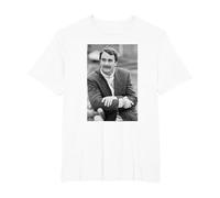 British Motor Racing Driver Nigel Mansell 1987 T-Shirt, Men's Big and Tall, White, 6X Tall